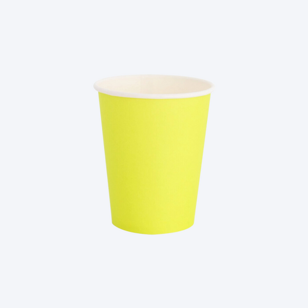 Classic Chartreuse Paper Party Cups