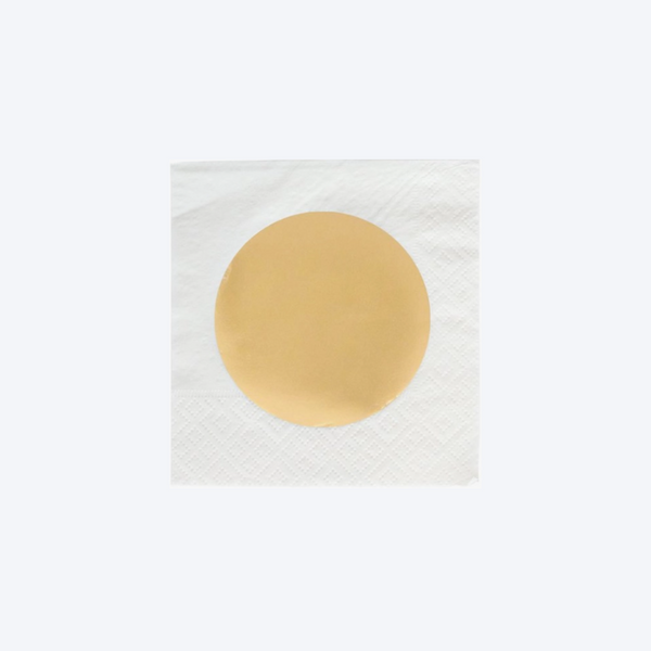'Gold Dot' Paper Cocktail Napkins