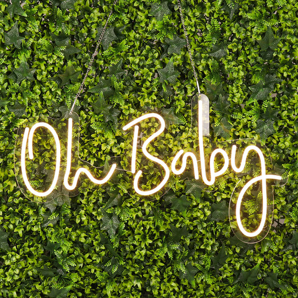 'Oh Baby' Neon Light Rental