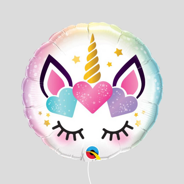 'Unicorn Eyelashes' Standard Foil Balloon