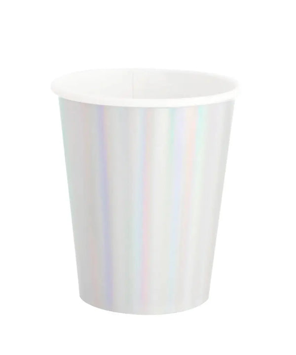 Iridescent Paper Party Cups