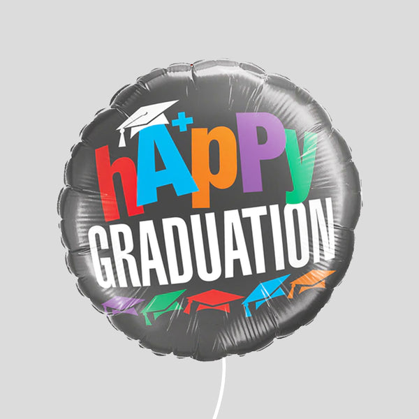 Round Foil Balloon Happy Graduation