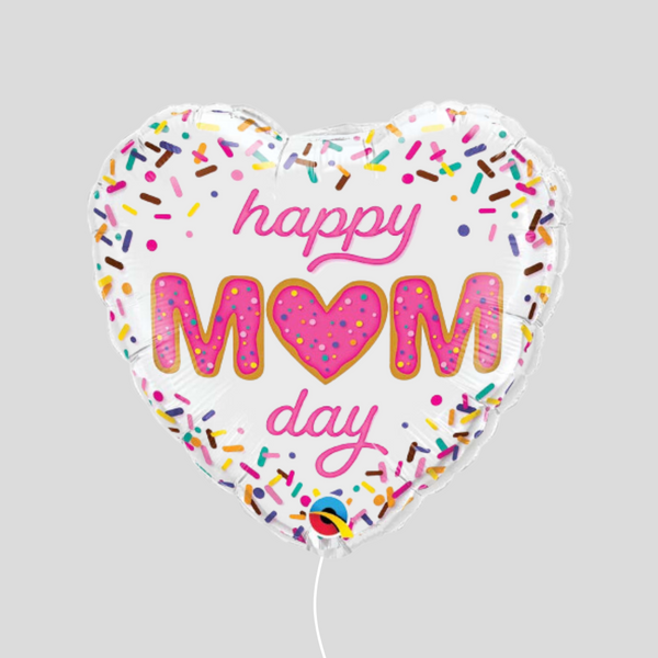 Heart Sprinkle Foil Helium 'Happy Mother's Day' Balloon Bouquet