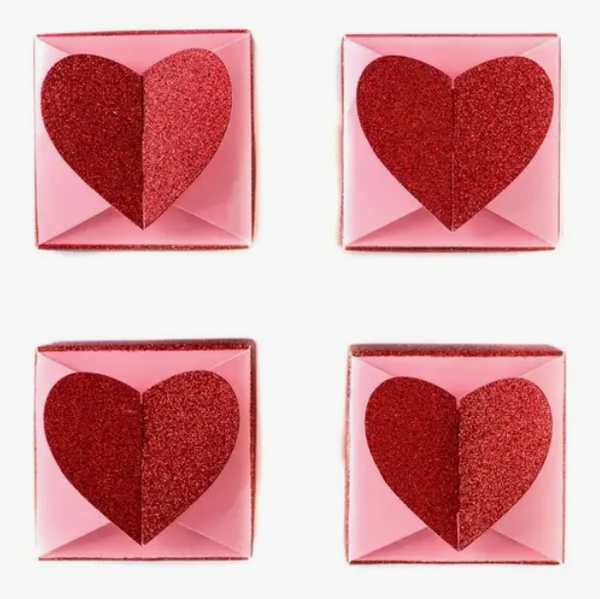 Valentine's Day Valentine Heart Favor Boxes