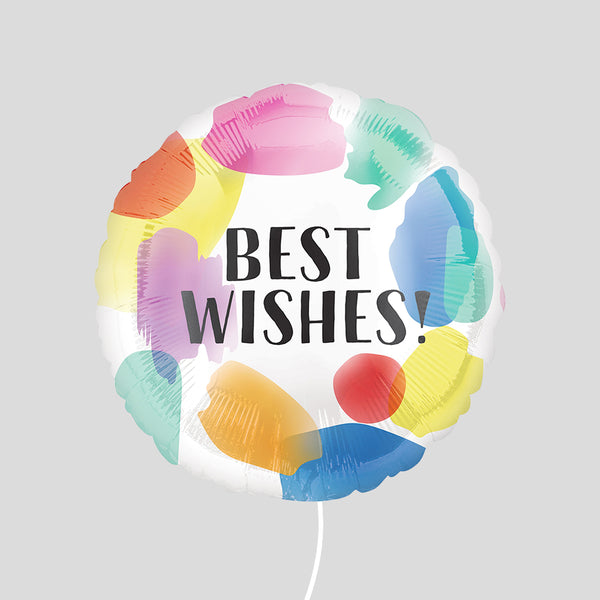 Round Foil Balloon Best Wishes!