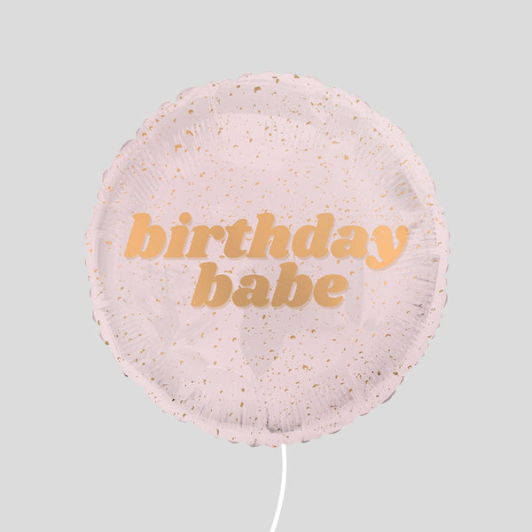 'Birthday Babe 24k' Standard Foil Balloon