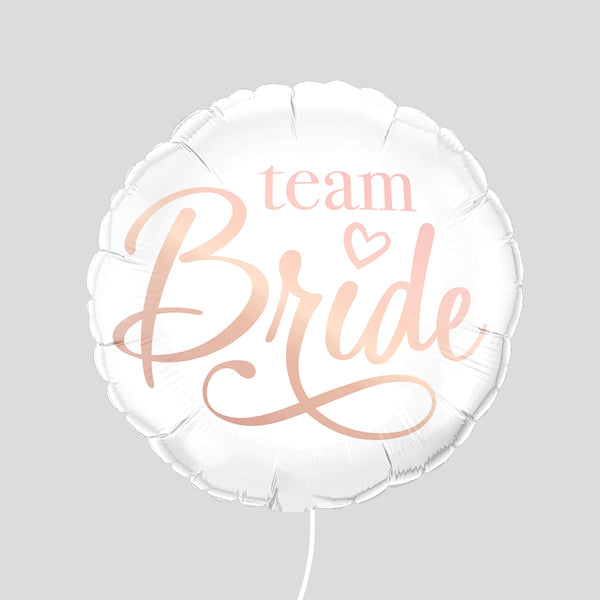 Round Foil Balloon Team Bride