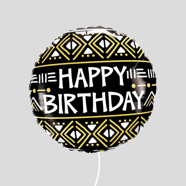 'Happy Birthday Jungle Safari' Standard Foil Balloon