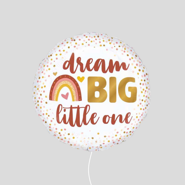 'Boho Baby Dream Big' Standard Foil Balloon