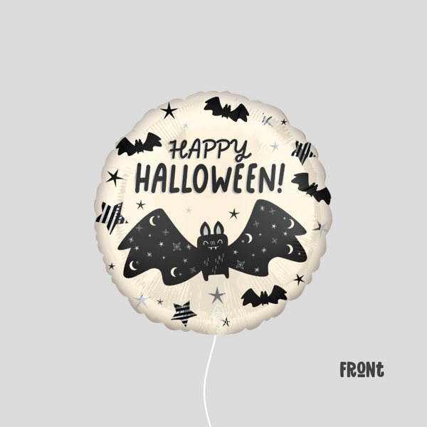 'Halloween Satin Bat Attack' Standard Foil Balloon