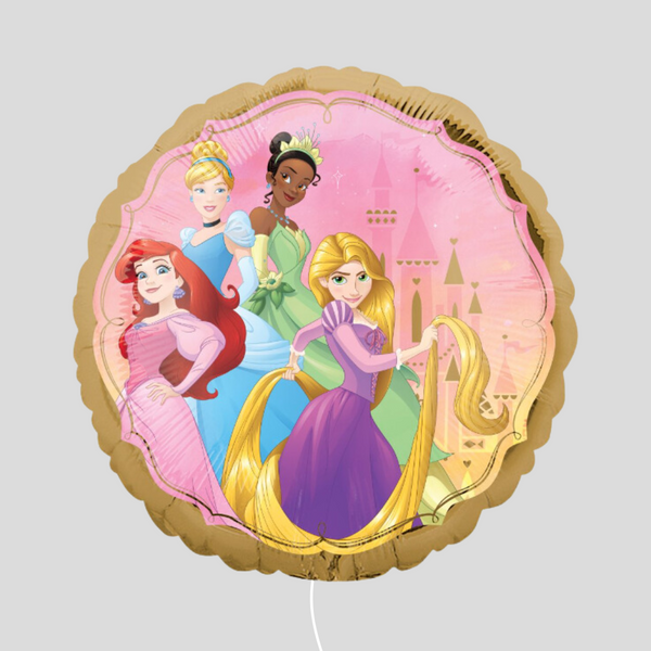 Round Foil Balloon Princess Once Upon A Time