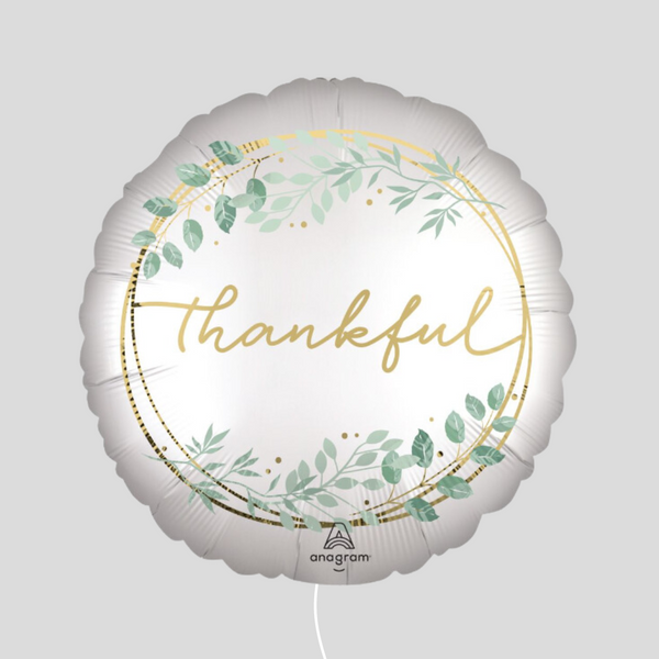 'Satin Simply Thankful' Standard Foil Balloon