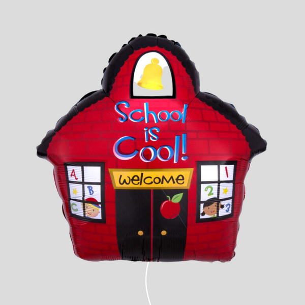 'Shape School House' Standard Foil Balloon