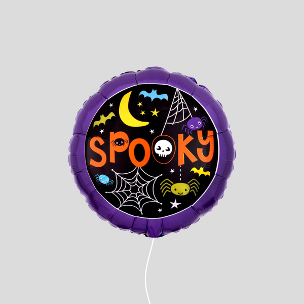 'Spooky Web and Spiders' Standard Foil Balloon