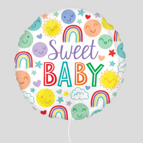 'Sweet Baby Icons' Medium Foil Balloon
