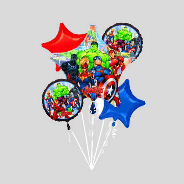 'Avengers Marvel Powers Unite' Foil Balloon Bouquet