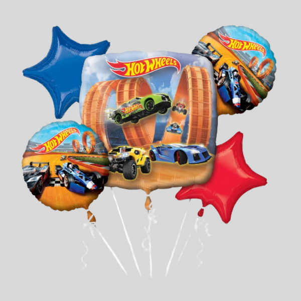 'Mattel's Hot Wheels Racer' Foil Balloon Bouquet