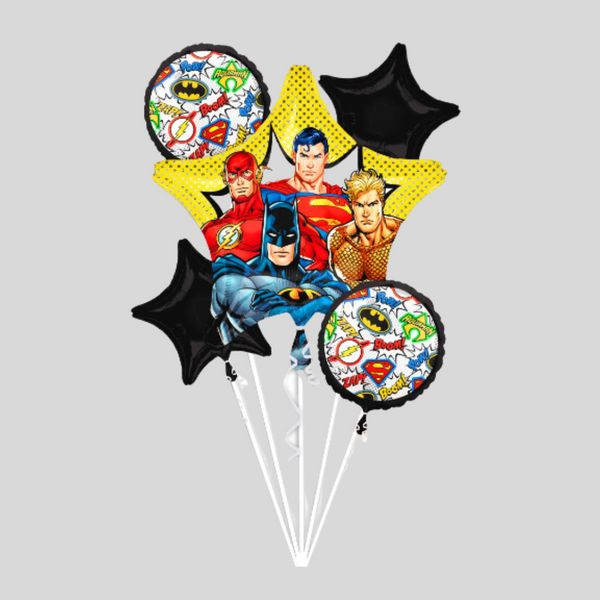 'Justice League' Foil Balloon Bouquet
