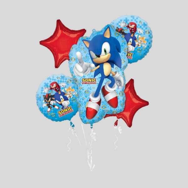'Sonic The Hedgehog' Foil Balloon Bouquet