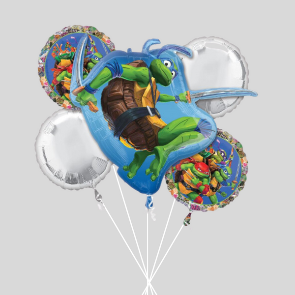 Teenage Mutant Ninja Turtles Foil Balloon Bouquet