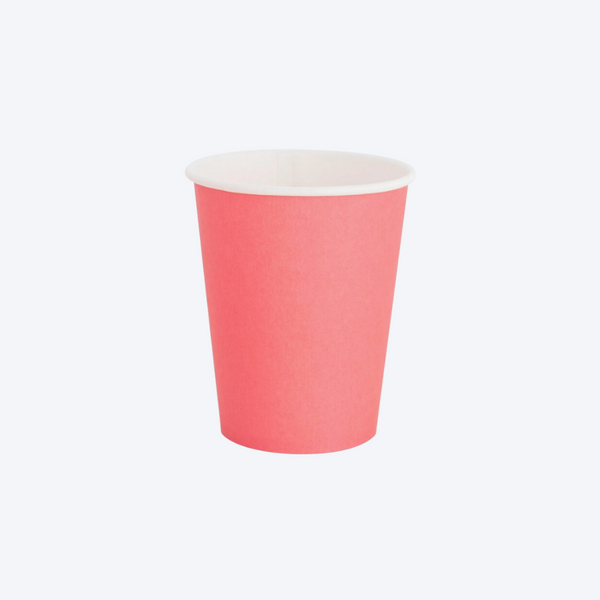 Classic Coral Paper Party Cups