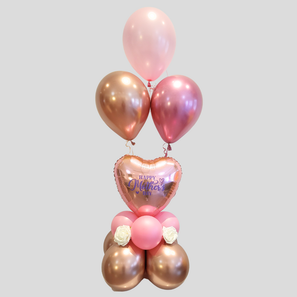 Mother's Day Foil Helium Balloon Arrangement Deluxe