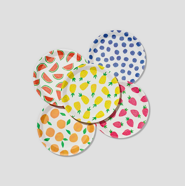 Fruit Punch Small Paper Party Plates