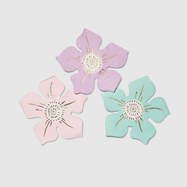 'In Full Bloom' Paper Cocktail Napkins