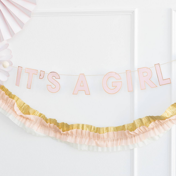 'It's A Girl' Banner