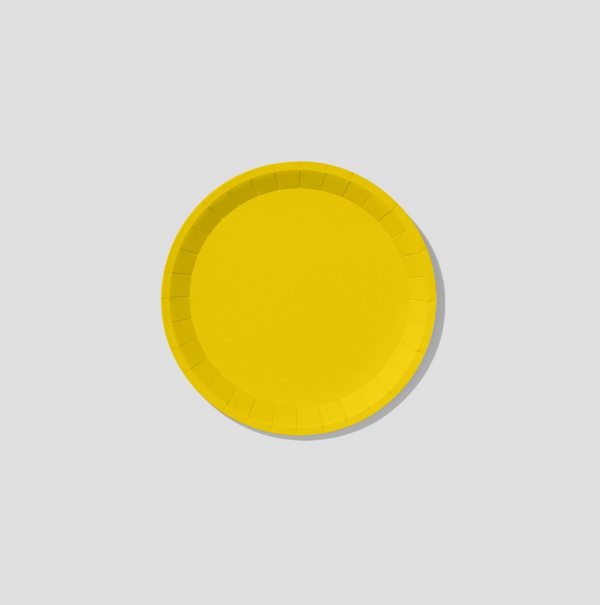 Classic Sunshine Yellow Small Paper Party Plates