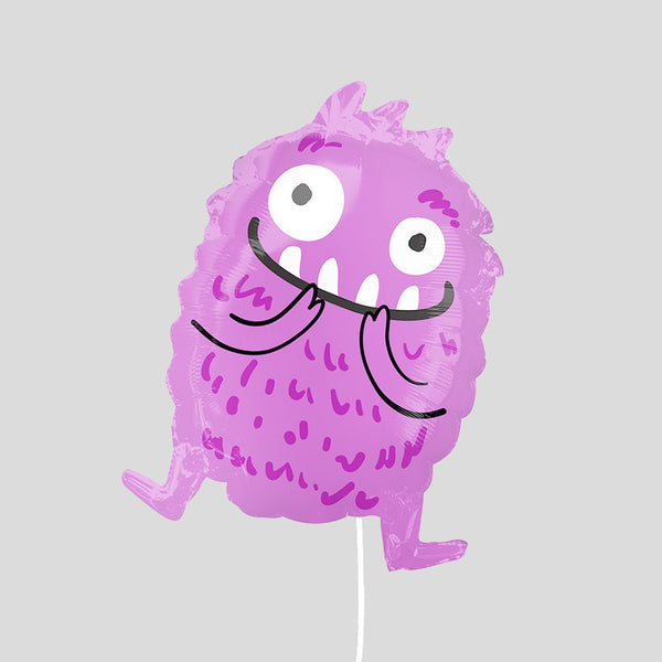 'Happy Little Monster' Standard Foil Balloon