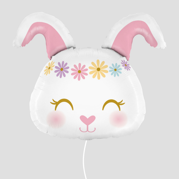 Medium Foil Balloon Hippie Easter Bunny