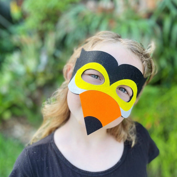 Tropical Animals Felt Masks