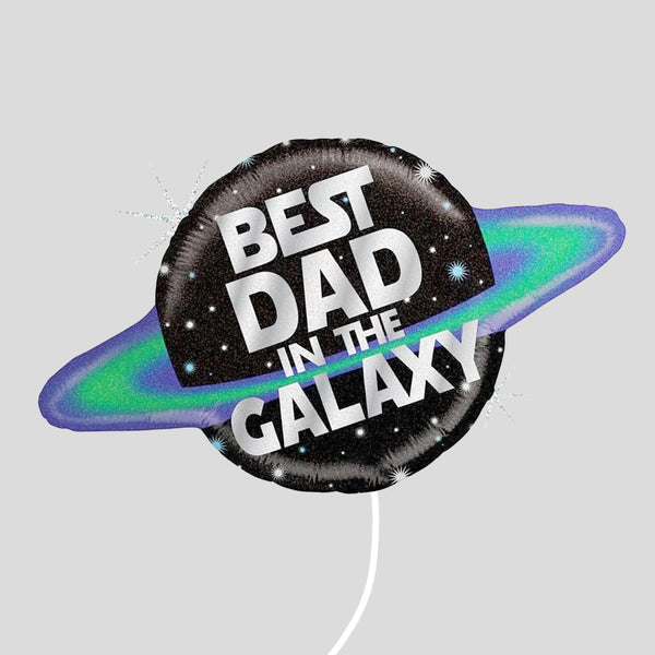 24" Best Dad in The Galaxy - Foil Balloon