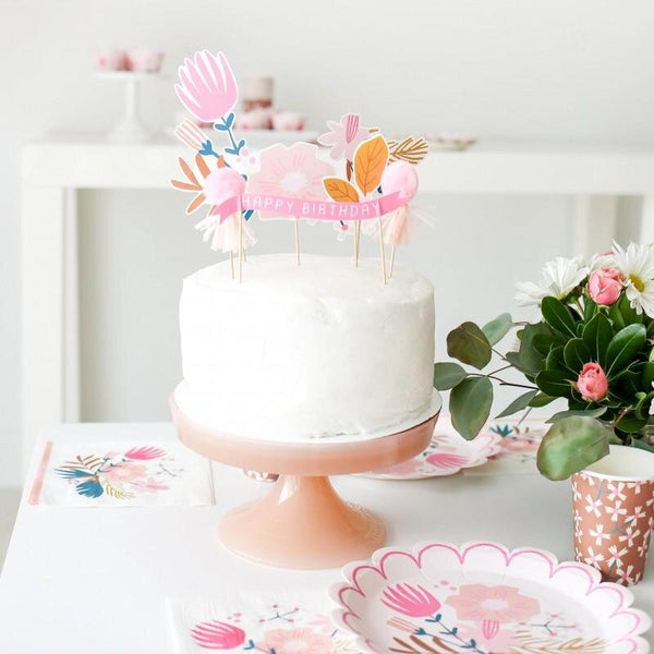 Cake Topper Garden Party