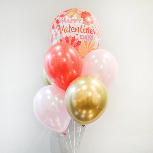 Balloon Bouquet Happy Valentine's Day