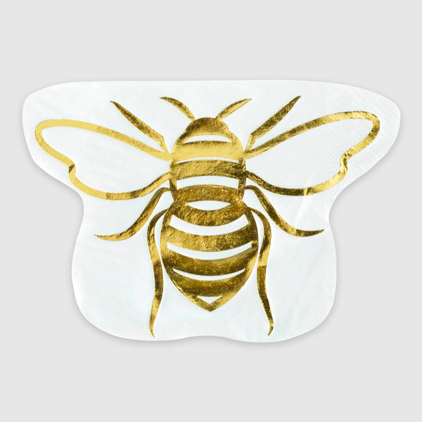 'Hey Bae-Bee' Die-Cut Paper Cocktail Napkins