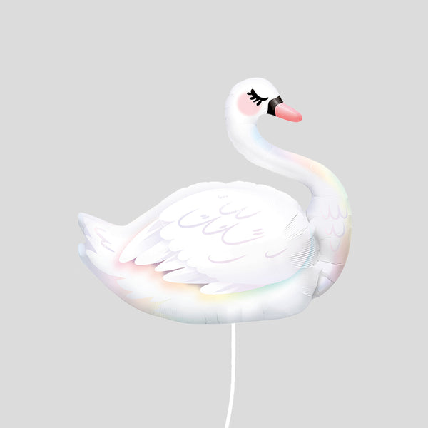 Large Foil Balloon Swan