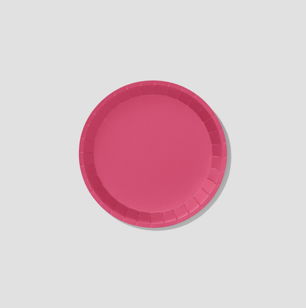 Classic Hot Pink Small Paper Party Plates
