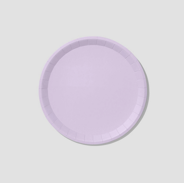 Classic Pale Lavender Large Paper Party Plates
