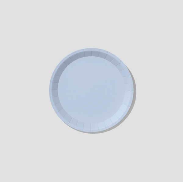 'Classic Pale Blue' Small Paper Party Plates