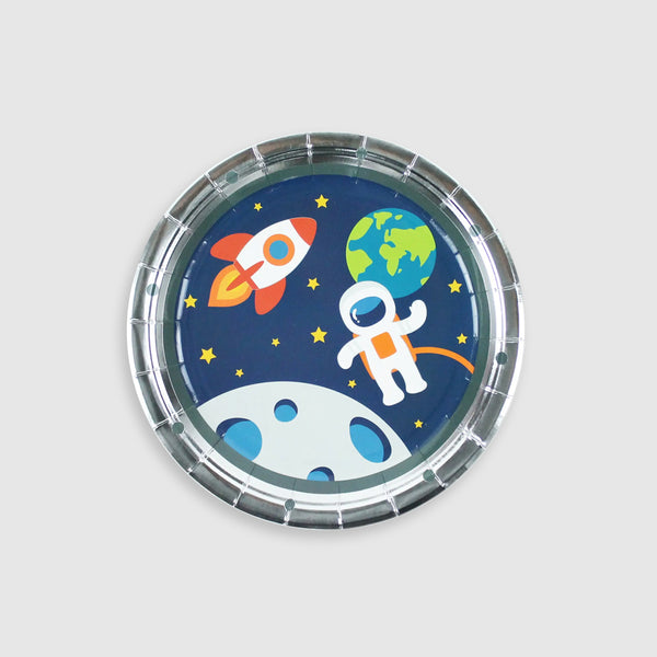 Space Large Paper Party Plates