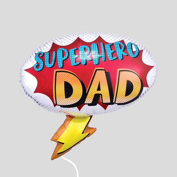 27" Superhero Dad - Foil Ballloon