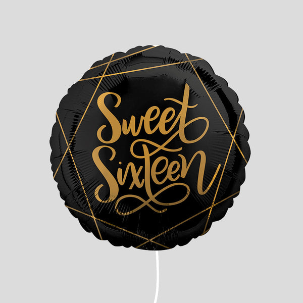 17" Sweet Sixteen Birthday - Foil Balloon