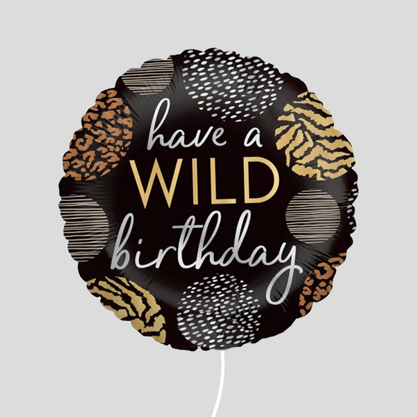 'Have a Wild Birthday' Standard Foil Balloon