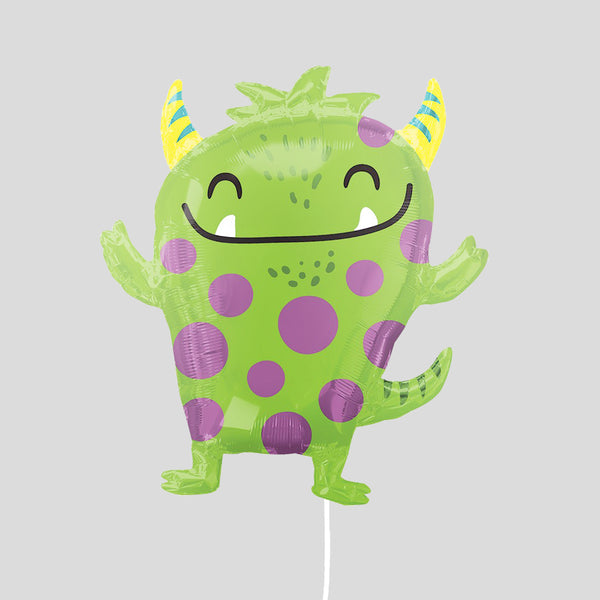 'Happy Monster' Medium Foil Balloon