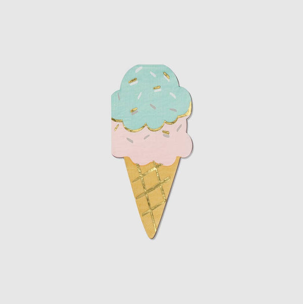 Party Napkins Ice Cream Cone