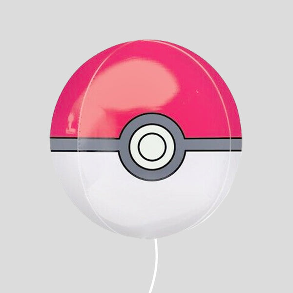 Round Foil Balloon Pokemon Pokeball