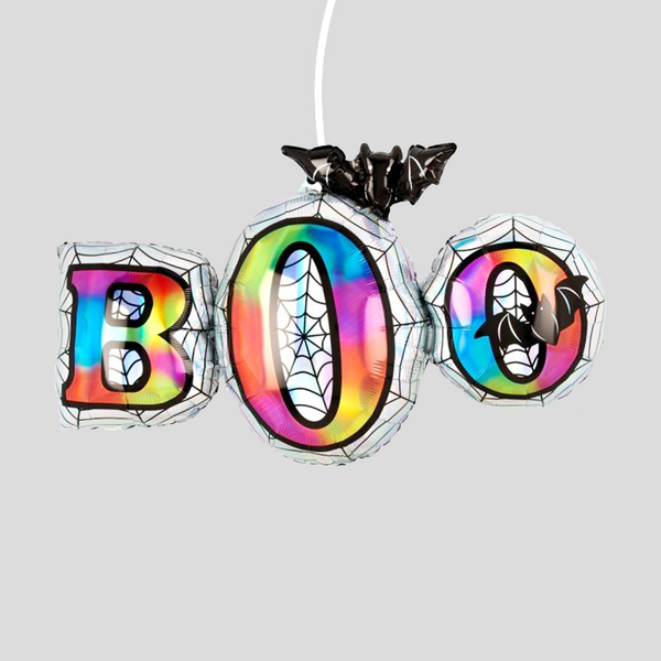 'Iridescent Boo' Large Foil Balloon