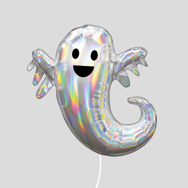 'Holographic Iridescent Ghost' Medium Foil Balloon